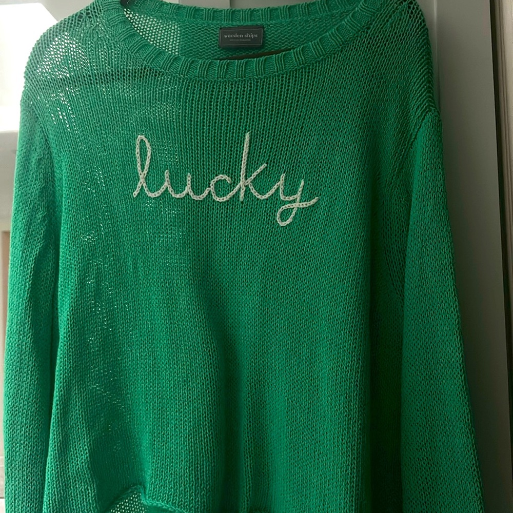 Green sweater